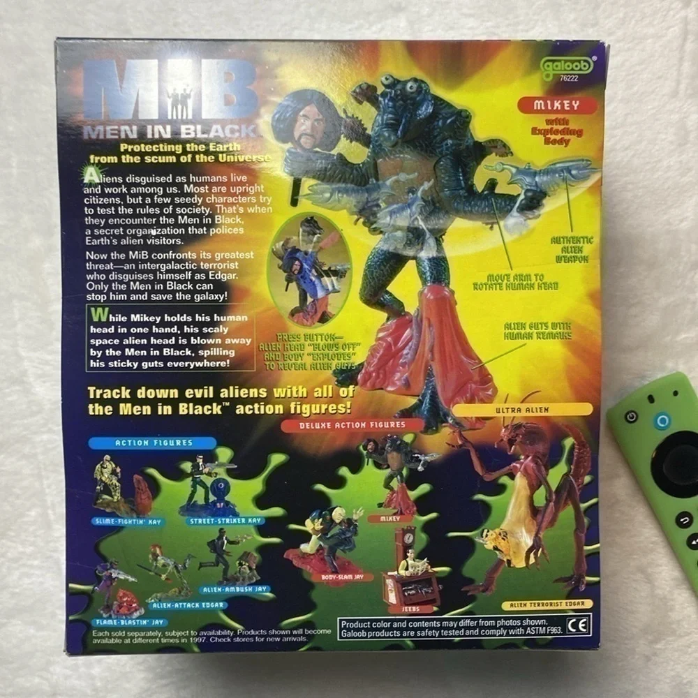Men in Black MIB Body Slam Jay vs Alien Perp & Mikey Exp.Body Vintage
